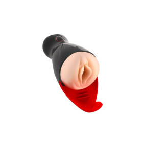 Masturbateur luxe 3D sensitive avec stimulateur de périnée 
